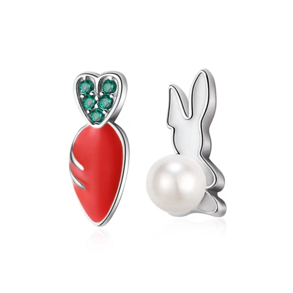 925 Bunny & Carrot Earrings